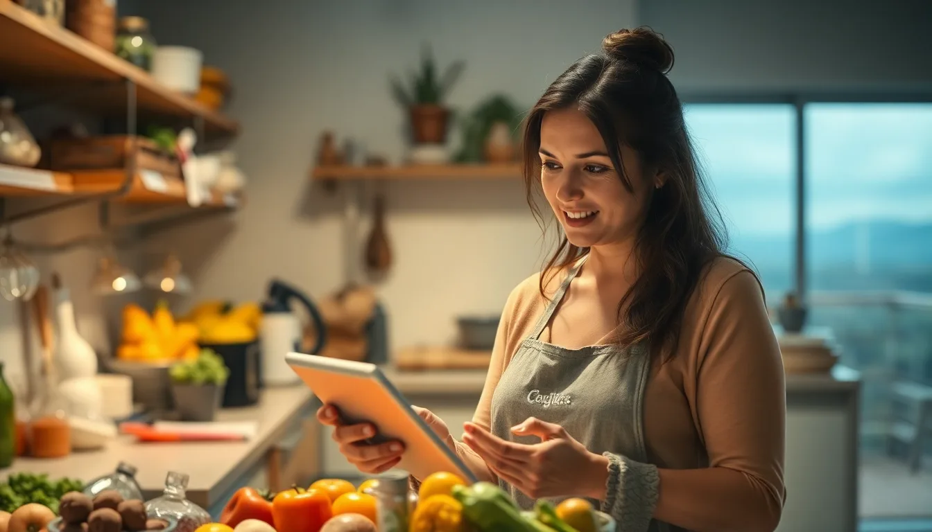 Personne regardant un réfrigérateur plein avec un air perplexe