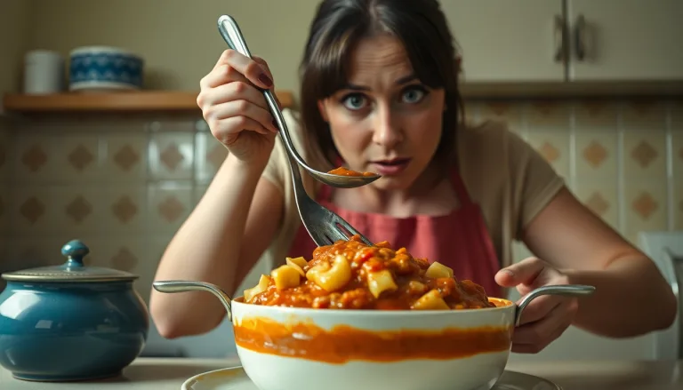 Une assiette de pâtes avec une sauce, mais les pâtes sont clairement crues et non cuites.