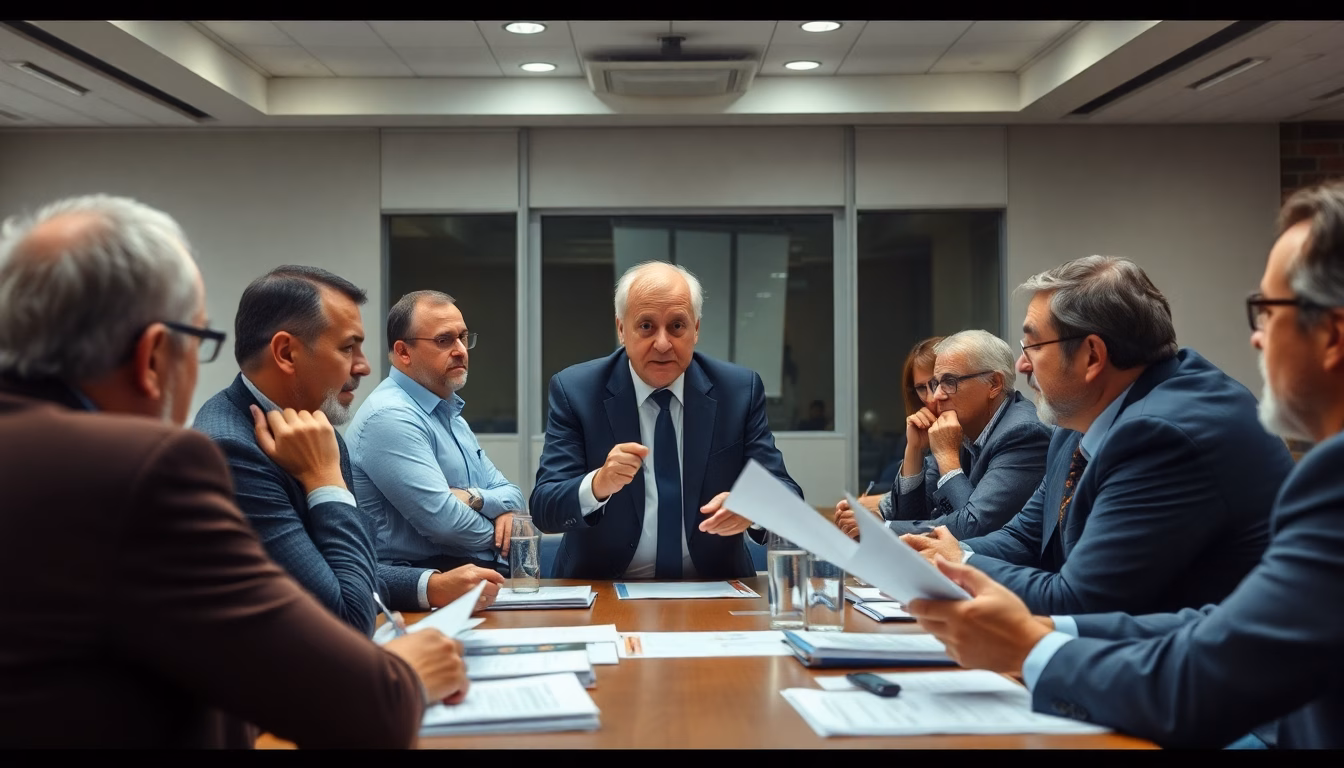 Roland Lescure s'exprimant lors d'une conférence de presse