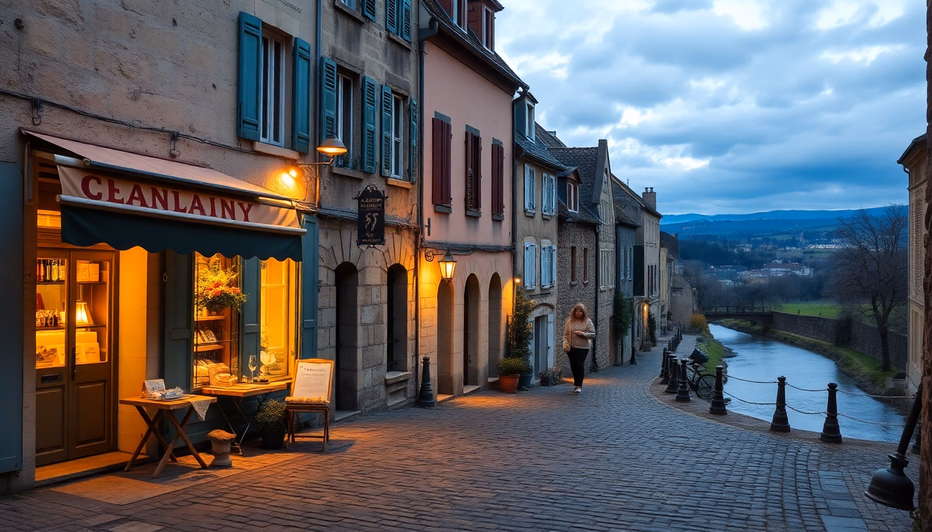 Vue aérienne d'Alençon