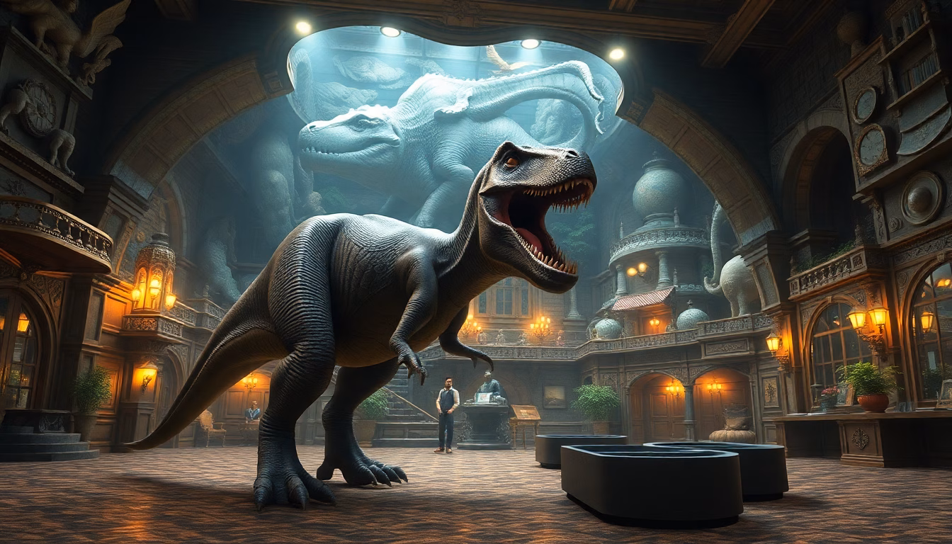 façade illuminée du Grand Rex