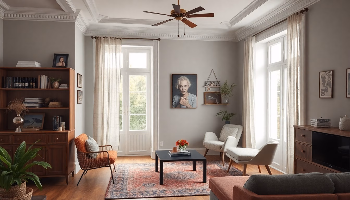 Salon déco audacieux avec touches de couleurs vives