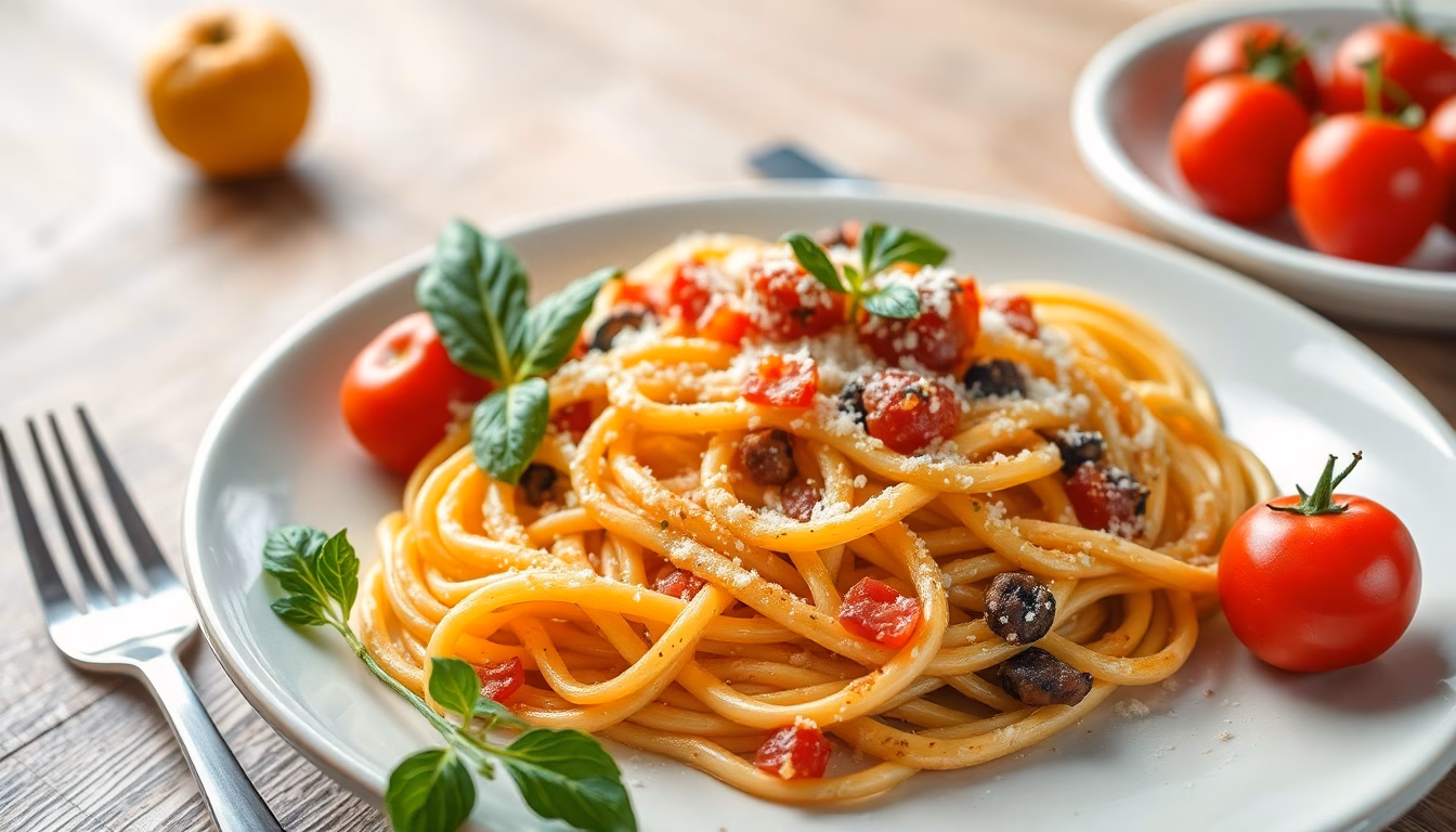 salade panzanelli colorée dans un bol