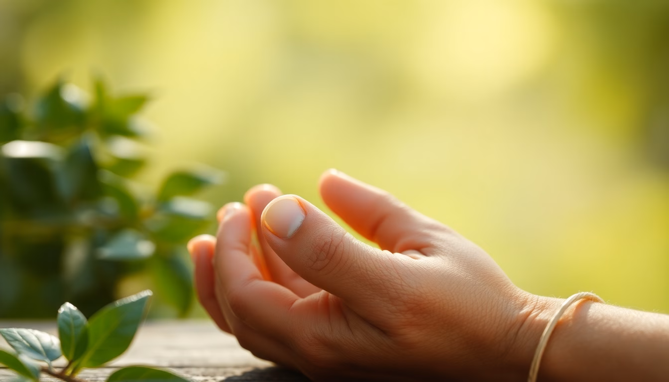 personne contemplant paysage avec gratitude