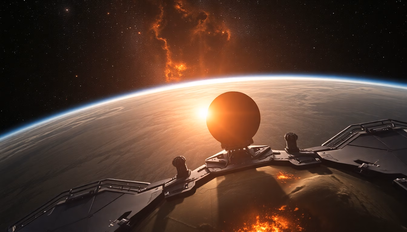 Comète interstellaire 3I/Atlas dans l'espace