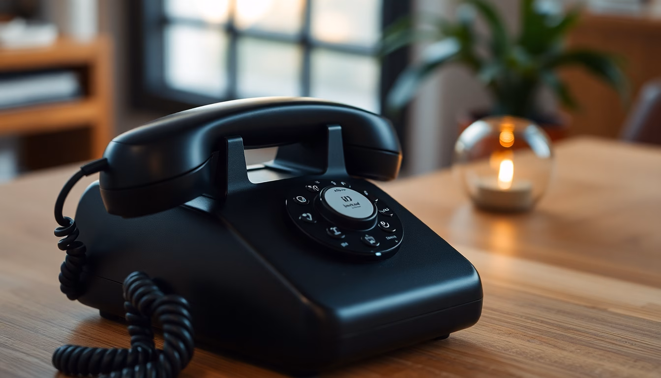 main tenant téléphone avec icônes d'appels et messages