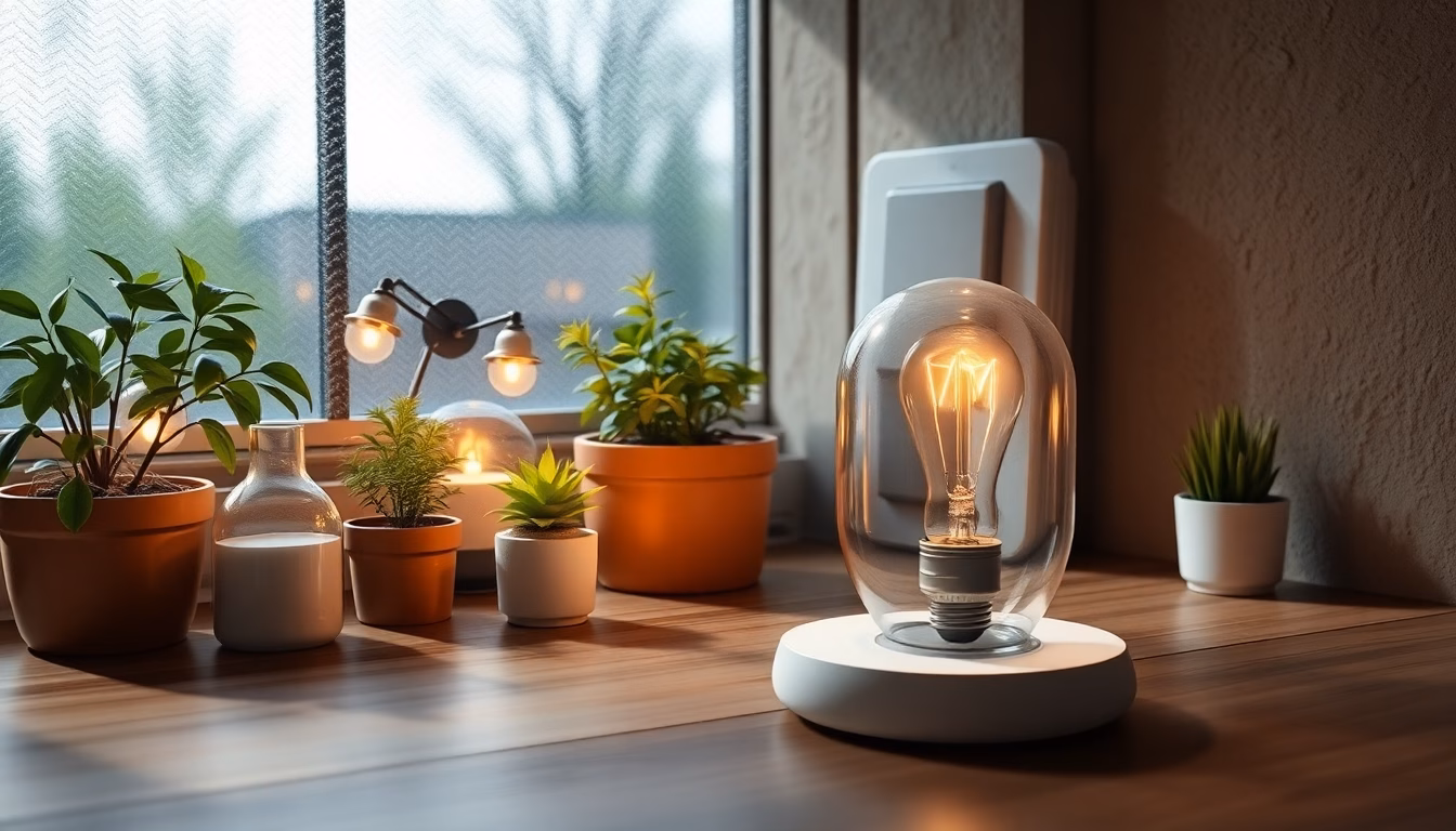 Horloge stylisée avec ampoule économiseur d'énergie