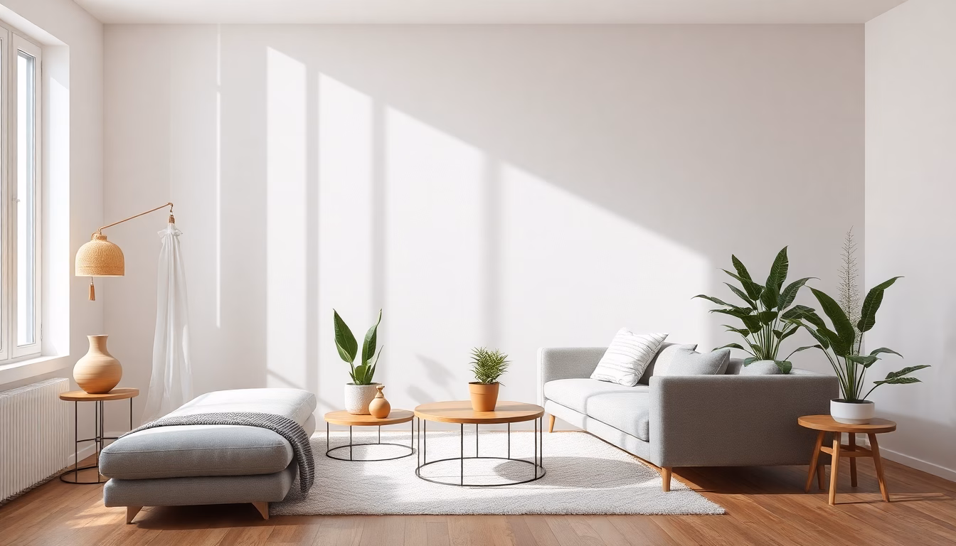 Salon moderne et épuré