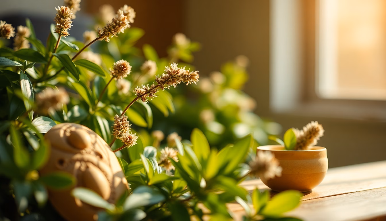Personne méditant dans un paysage apaisant