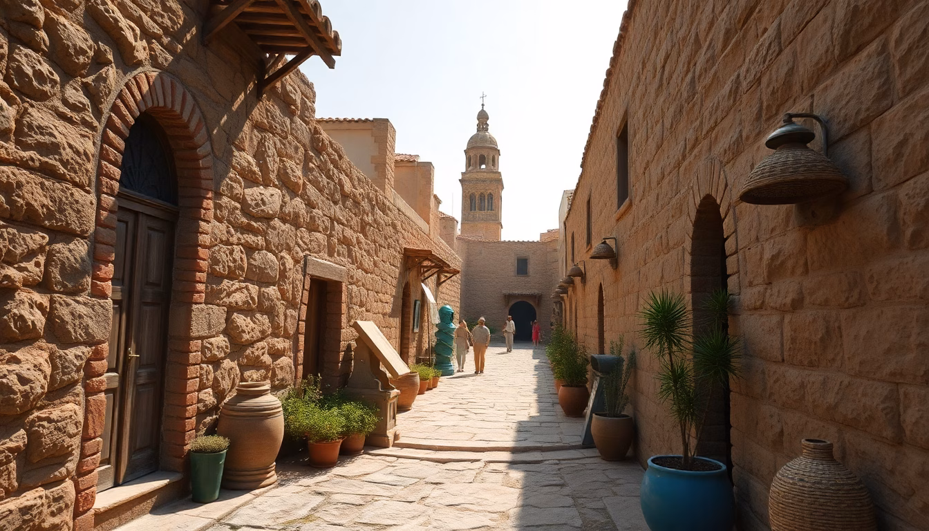 Casbah algérienne au coucher du soleil