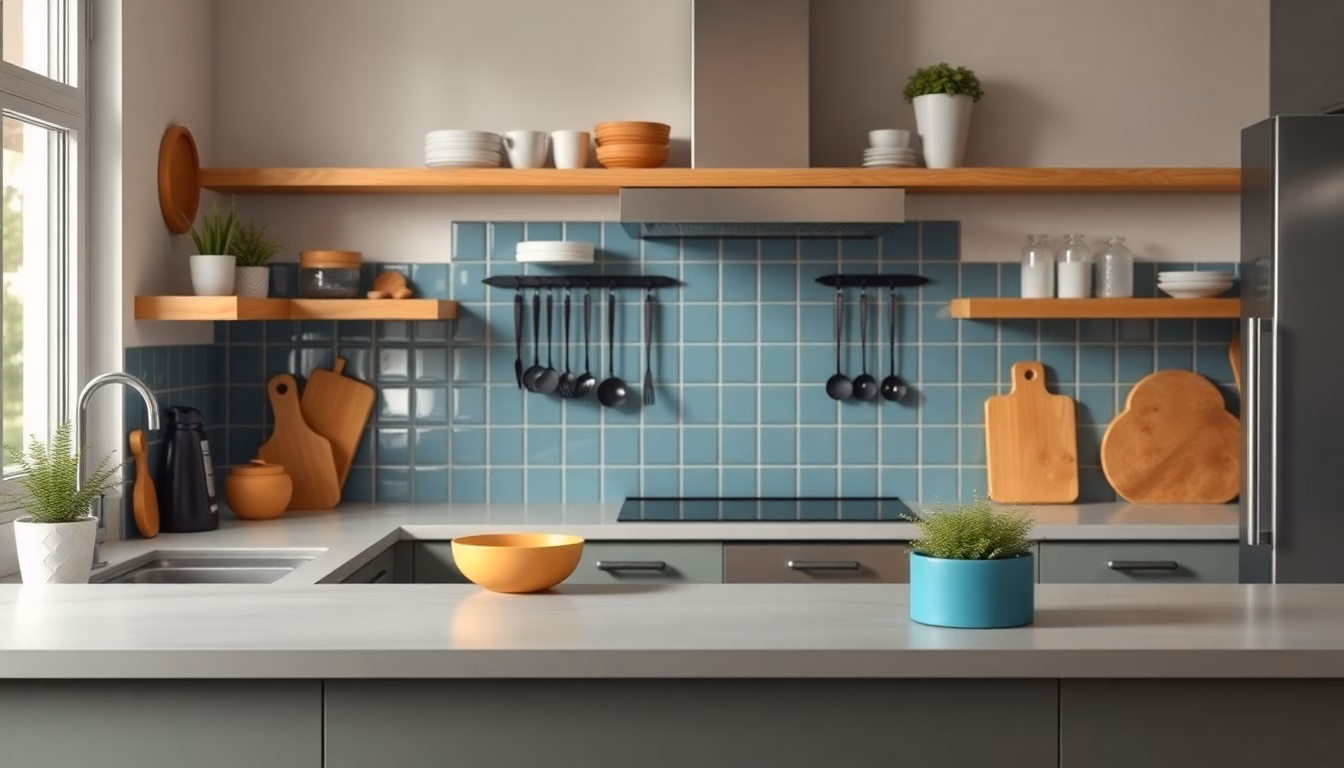 Cuisine IKEA bien organisée avec solutions de rangement